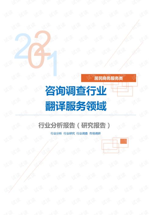 居民商務(wù)服務(wù)類咨詢調(diào)查行業(yè)翻譯服務(wù)領(lǐng)域分析報(bào)告 研究報(bào)告 .pdf